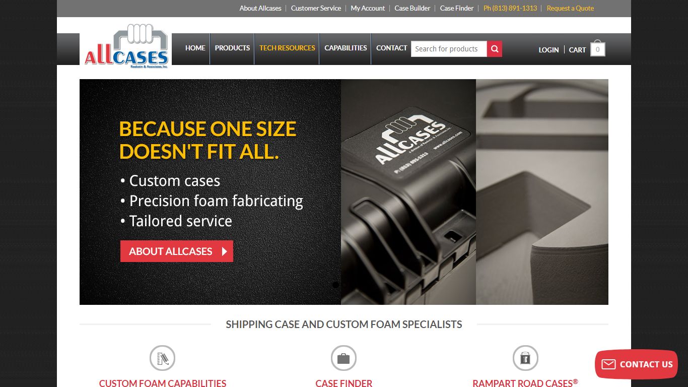 Shipping Cases - Case Foam - Equipment Carrying Cases | Allcases